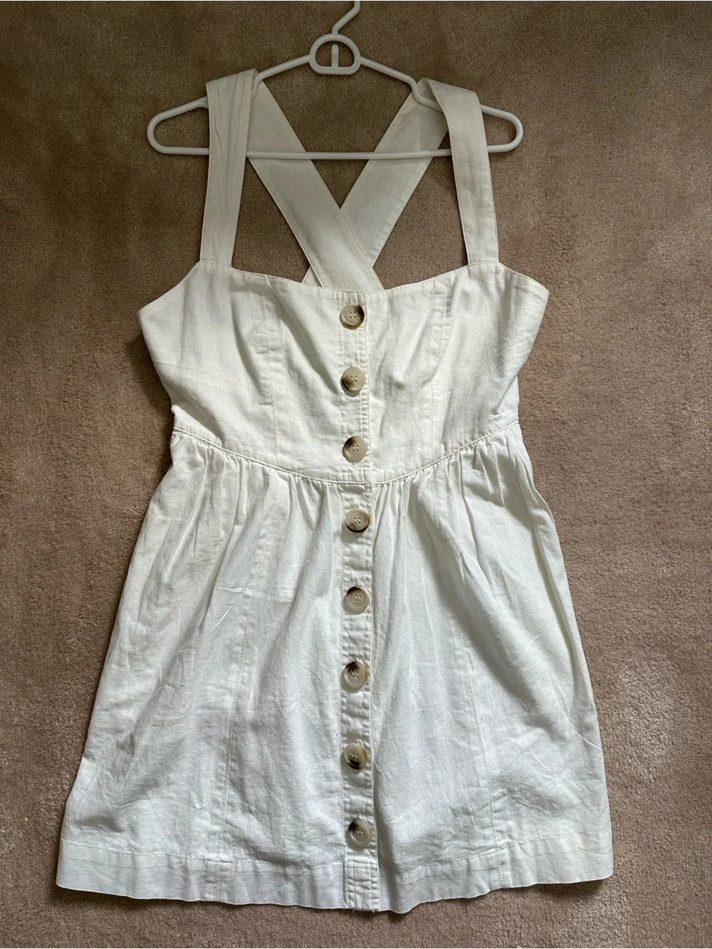 Free People lightweight white